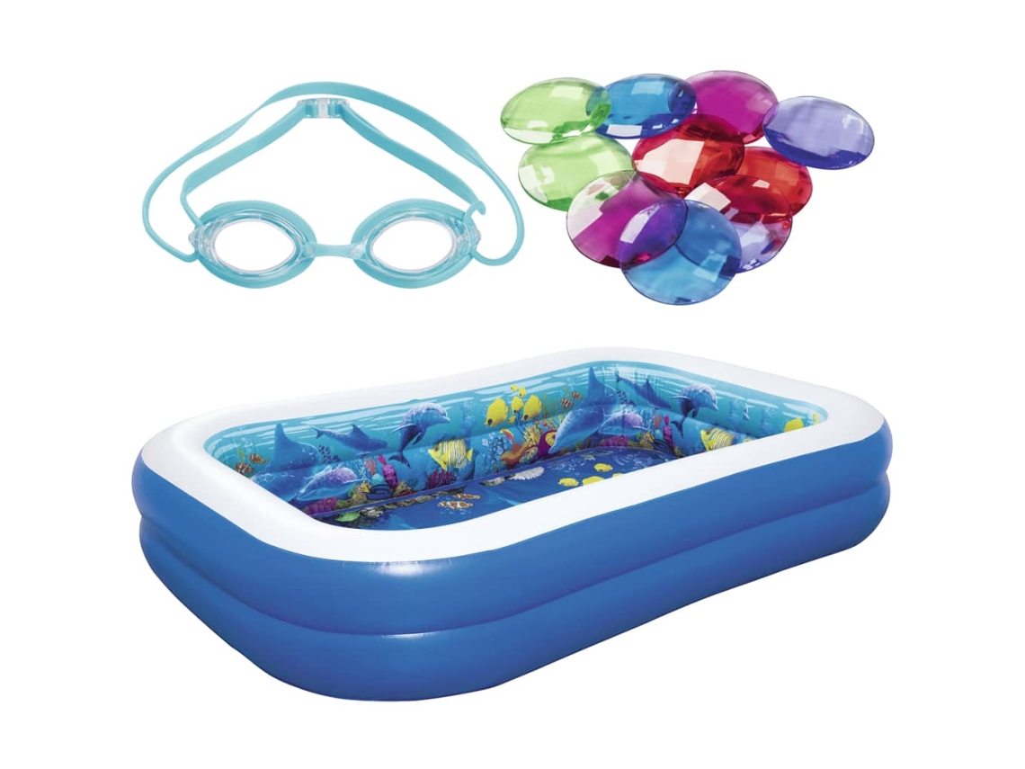 Piscina hinchable BESTWAY Vinilo (260 x 175 x 51 cm)