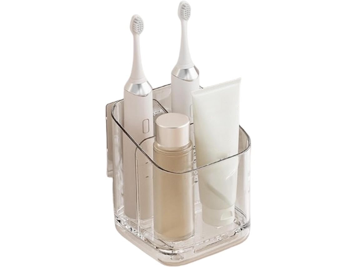 Soporte De Pared Para Cepillos De Dientes, Estante De Almacenamiento Para Baño,
