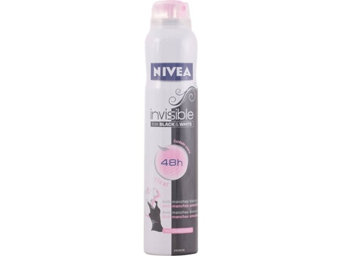 Desodorante NIVEA Black & White Invisible Deo Vaporizador (200 ml)