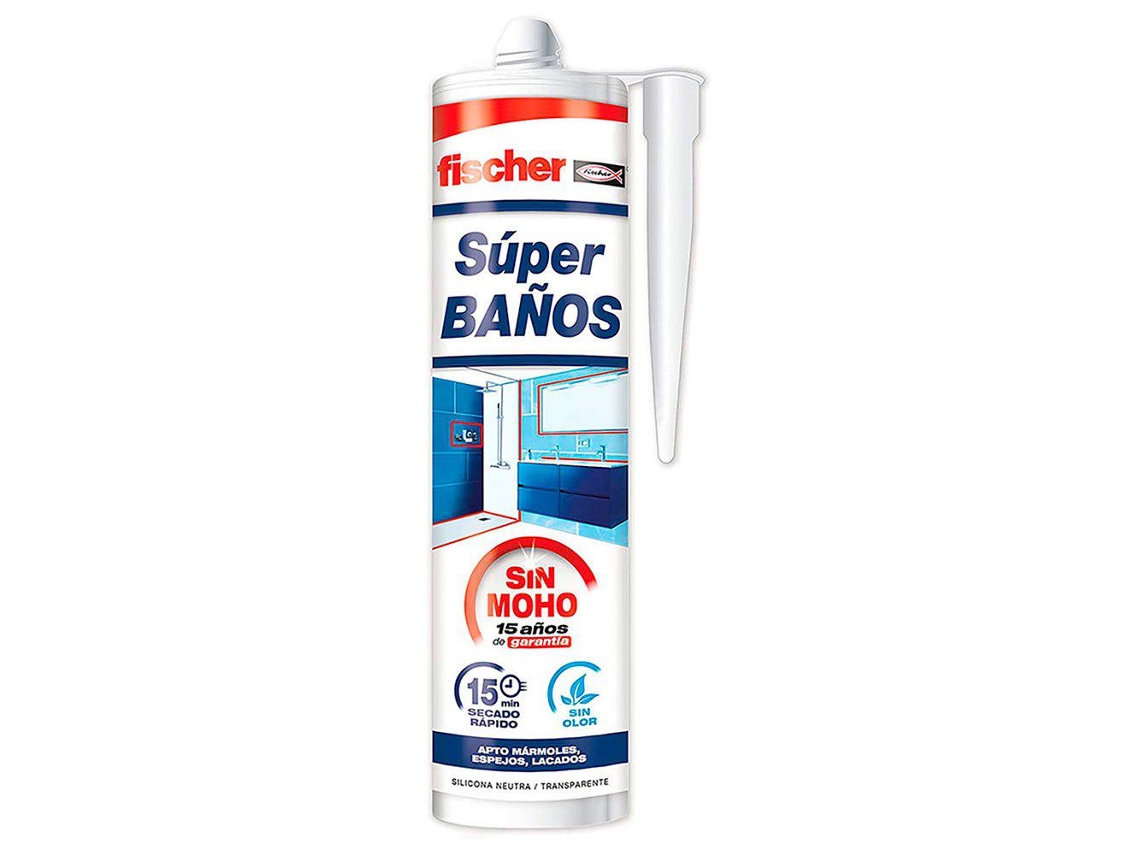Silicona Antimoho FISCHER Blanca 280ml 563064