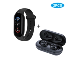 Pulsera Inteligente M6 Con Monitor De Frecuencia Cardíaca Y Presión Arterial, Clasificación Ip67, Bluetooth Compatible Con Android E Ios.