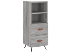 Maison Exclusive - Aparador Madera De Ingeniería Gris Sonoma 34,5x34x90 Cm