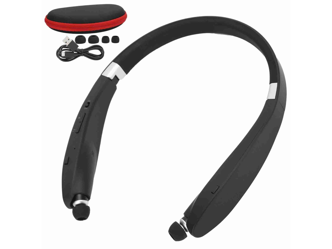 Auriculares inalámbricos plegables Mali Wireless Bluetooth 5.0 SX 991 con función de voz e indicador de batería.
