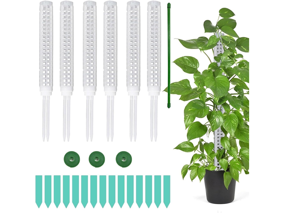 Estacas De Espuma Para Plantas Trepadoras, 6 Unidades, Soportes Apilables Estacas De Espuma Para Uso En Interiores Para