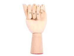 Muñeca De Mano De Madera Articulada Con Secciones Y Pulgar Oponible Para Arte Y Manualidades