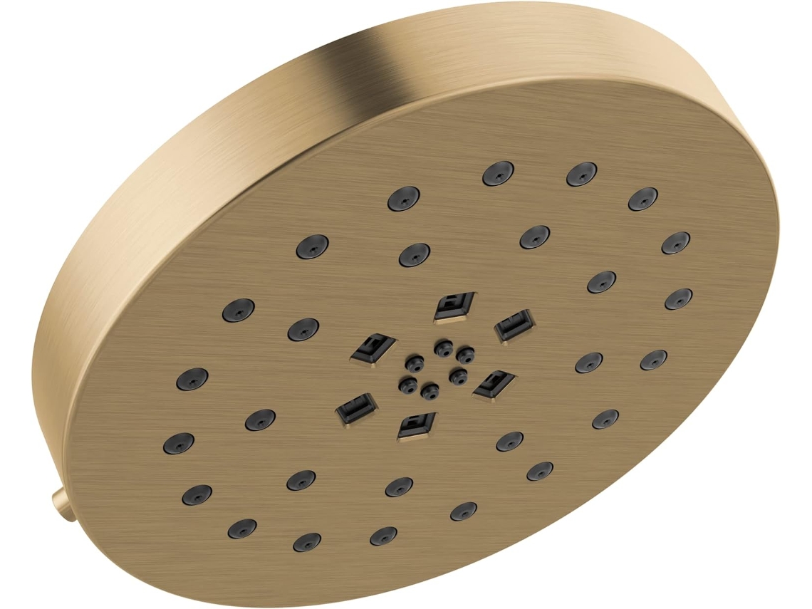 52488-cz-pr Cabezal De Ducha Universal En Bronce Champán Con Acabado Lumicoat, 7 Posiciones