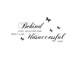 2026-sticker Decorativo De Pared "behind Every Successful Man" Para Sala Y Dormitorio, Fondo De Pared