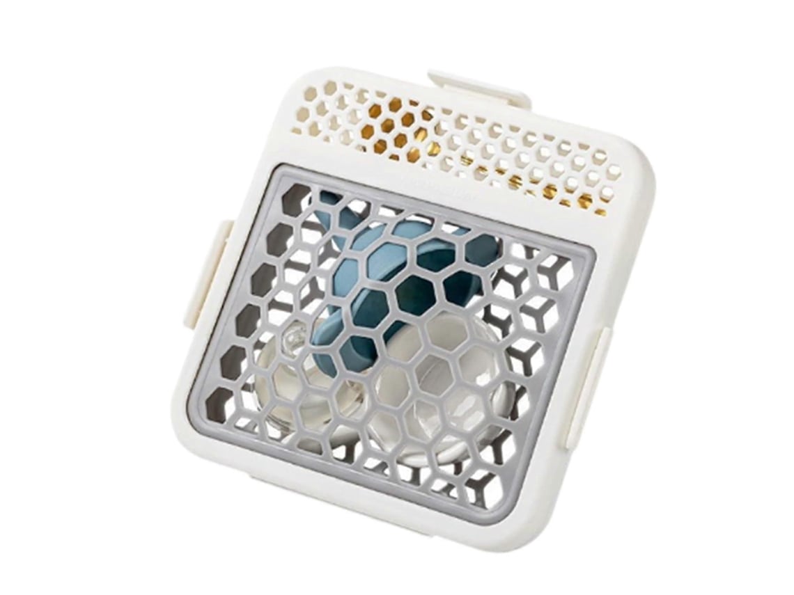 Cesta para cubiertos apta para lavavajillas con ventilación de 360°, soporte compacto y transparente para cucharas y palillos.