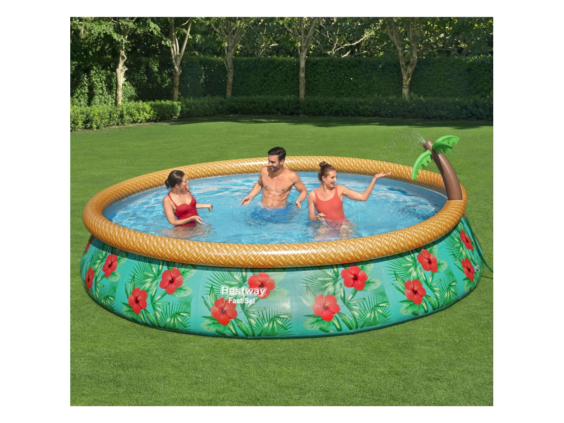 MAISON EXCLUSIVE Juego de Fast Palms Set cm Paradise 457x84 inflable piscina