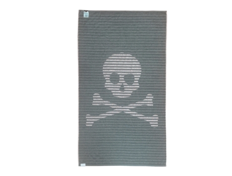 Toalla SCALPERS Home 100% Algodón (90x180cm - Calavera)
