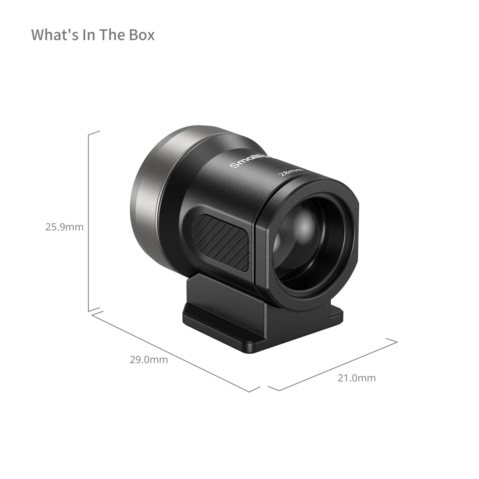 Visor óptico externo de 28 mm para cámaras Sony/Canon/Fujifilm/Nikon/Ricoh/Leica, modelo 5387