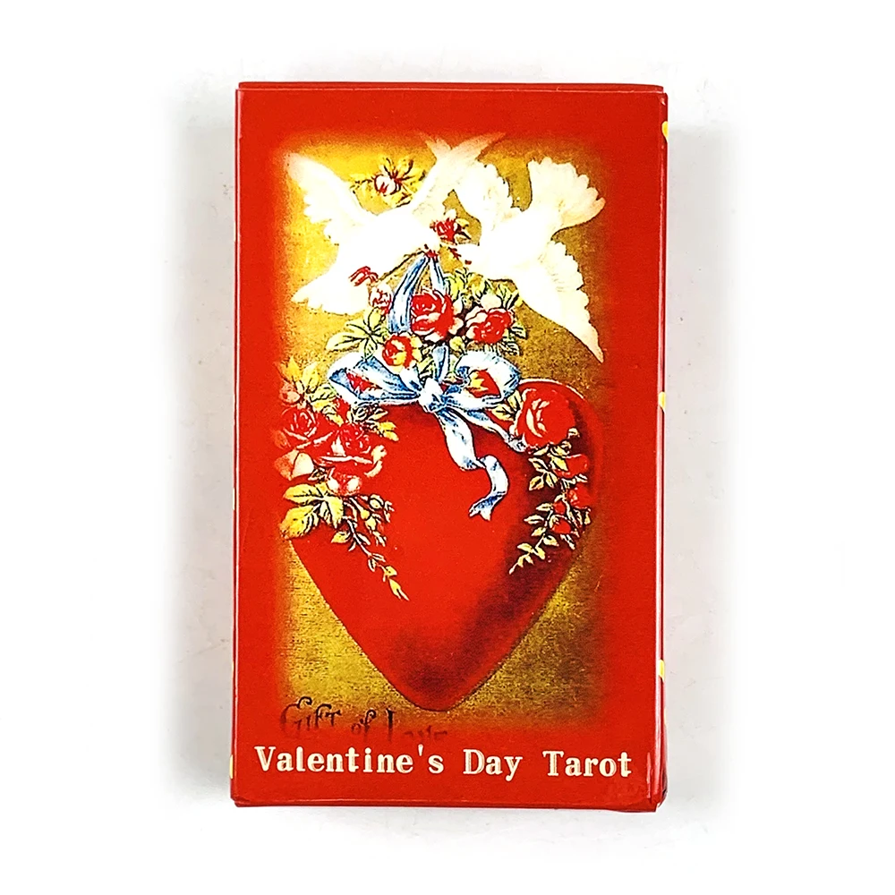 Cartas Del Tarot De San Valentín, 78 Cartas, Cartas Del Arte Mágico Del Amor, Cartas Del Oráculo De Los Amantes Encantados