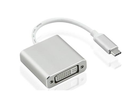 Nilox Usb Type-C Dvi-I M/F Adaptador de gráficos USB Plata