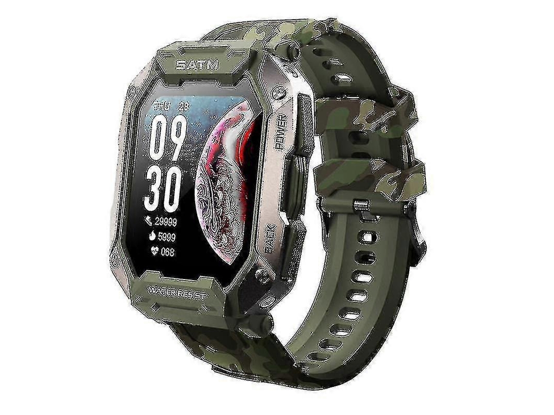 Reloj inteligente militar para exteriores, resistente al agua hasta 5 ATM, reloj táctico para hombre Ly Ebike