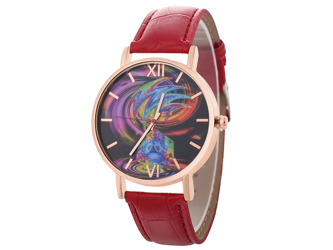 Reloj De Pulsera Moderno Unisex Redondo Analógico De Cuarzo De Aleación Para Hombres Y Mujeres.