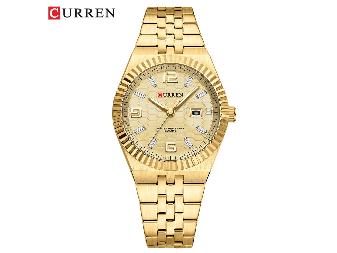 Reloj de cuarzo informal para mujer, resistente al agua, con esfera pequeña MDUG