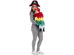 Disfraz de Pirata y Loro con cubremochila para adulto y bebé