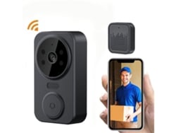 Wi-fi Interfone De Campainha Visual Inteligente Câmera Bidirecional Comunicador Infravermelho Controle Remoto De Visão Noturna*