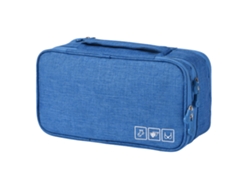 Bolsa de Almacenaje Bolsa Catiónica Sujetadores Ropa Interior Capas RNEMITERY Oxford Tecido Azul (27x17x4cm)