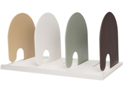 Sujetalibros De Plástico De Estilo Sencillo Para Oficina.