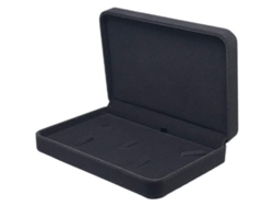 Estuche De Terciopelo Para Joyas De Boda, Ideal Para Guardar Collares, Pendientes Y Anillos (gris Oscuro).