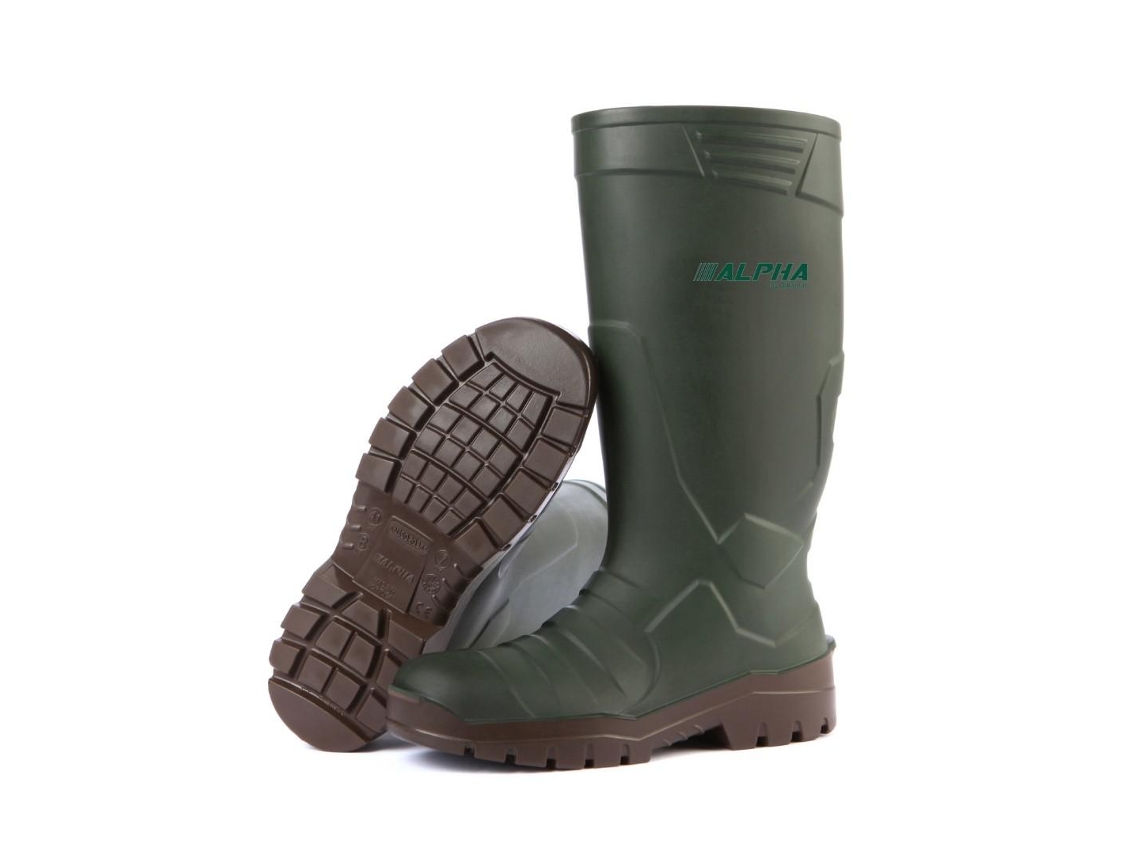 Botas de Seguridad DIKAMAR Alpha O4 (43 - Verde y Marrón)