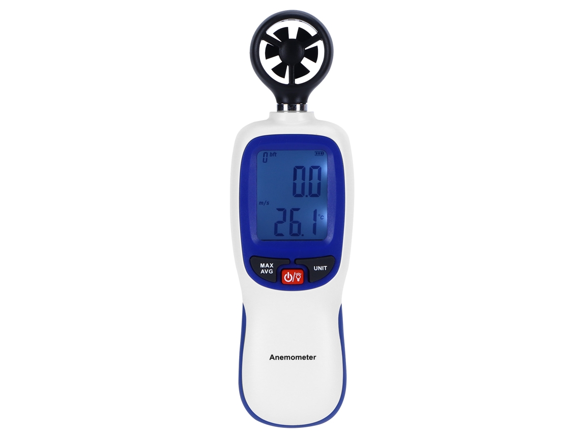 Anemómetro Digital Bluetooth Wt82b Con Medidor De Velocidad Del Viento, Iluminación Y Almacenamiento De Datos.