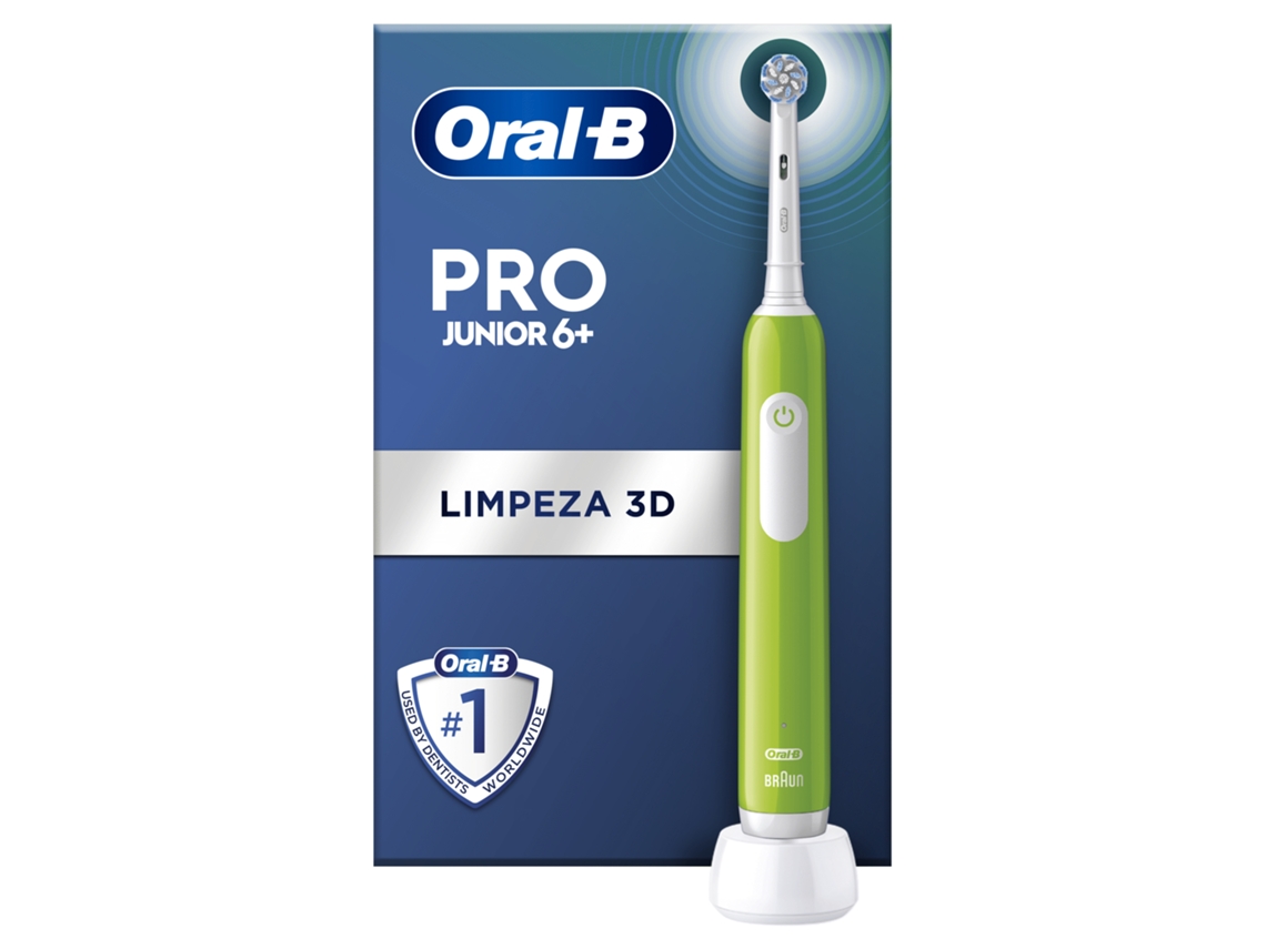 Cepillo Dental ORAL-B Pro Serie 1 Junior Verde 1 Recambio