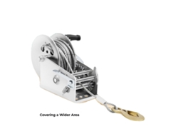 Cabrestante manual, capacidad de tracción de 3500 libras, construcción de acero duradera, relación de transmisión 41/81, longitud de cable de acero de 10 m, OEM.
