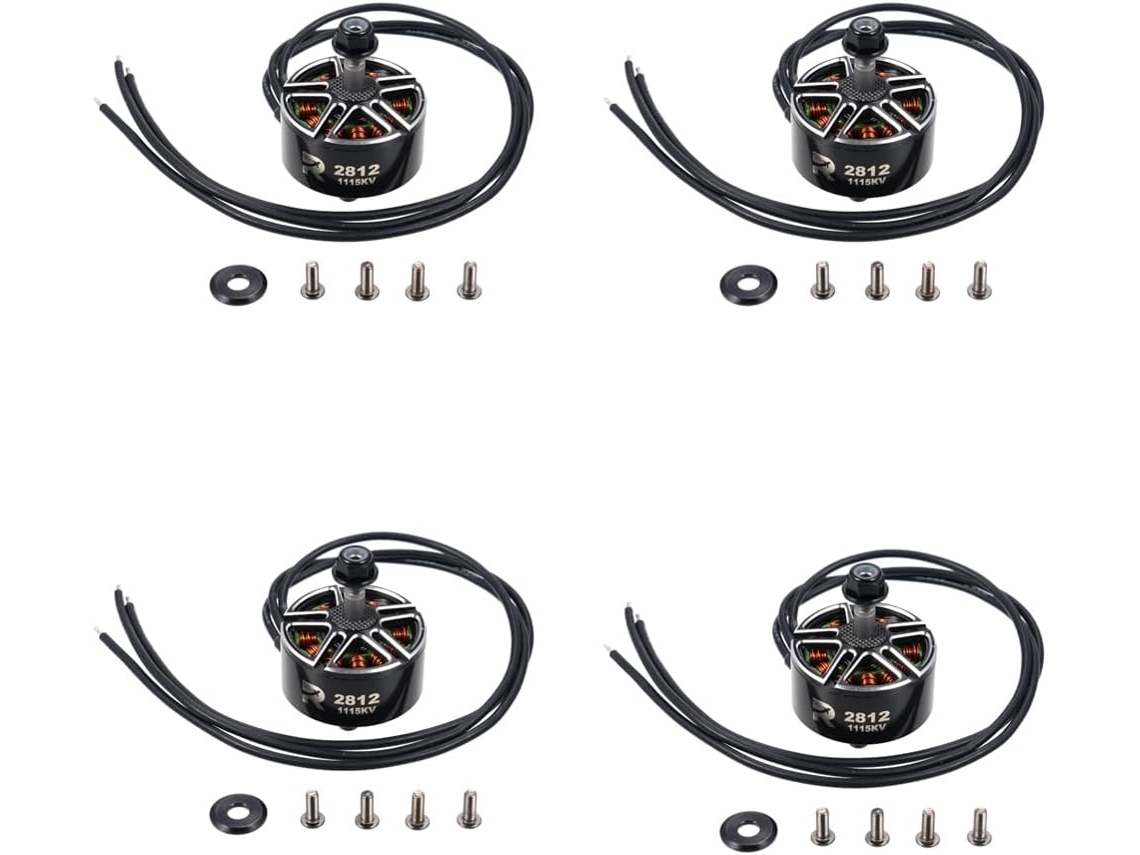 4 Motores Sin Escobillas 2812 De 1115 Kv Para Cuadricópteros De Carreras Fpv - Compatible Con