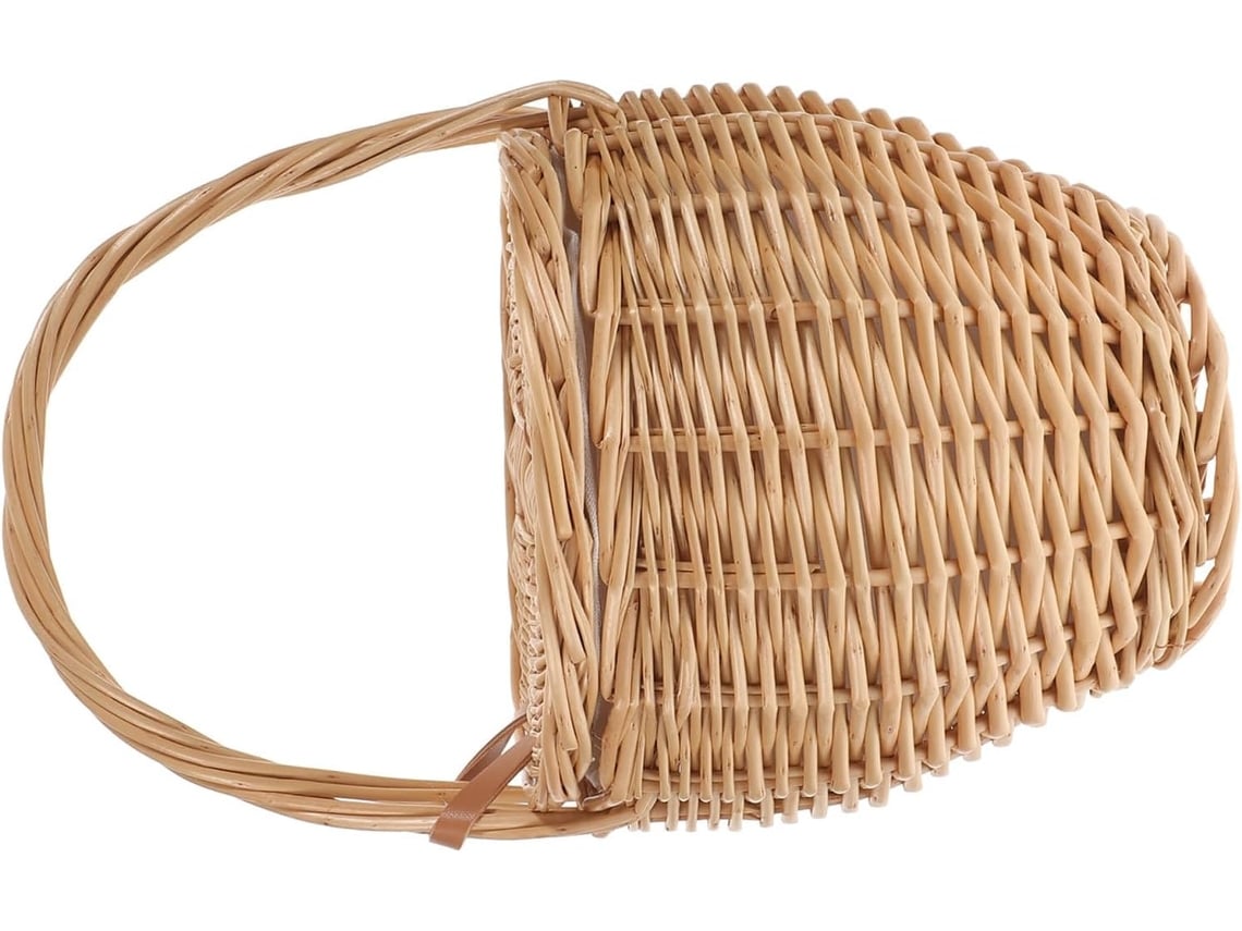 Bolso De Mano Para Mujer Ciieeo, De Ratán Natural Tejido A Mano, Elegante Bolso De Viaje Con Gran Capacidad.
