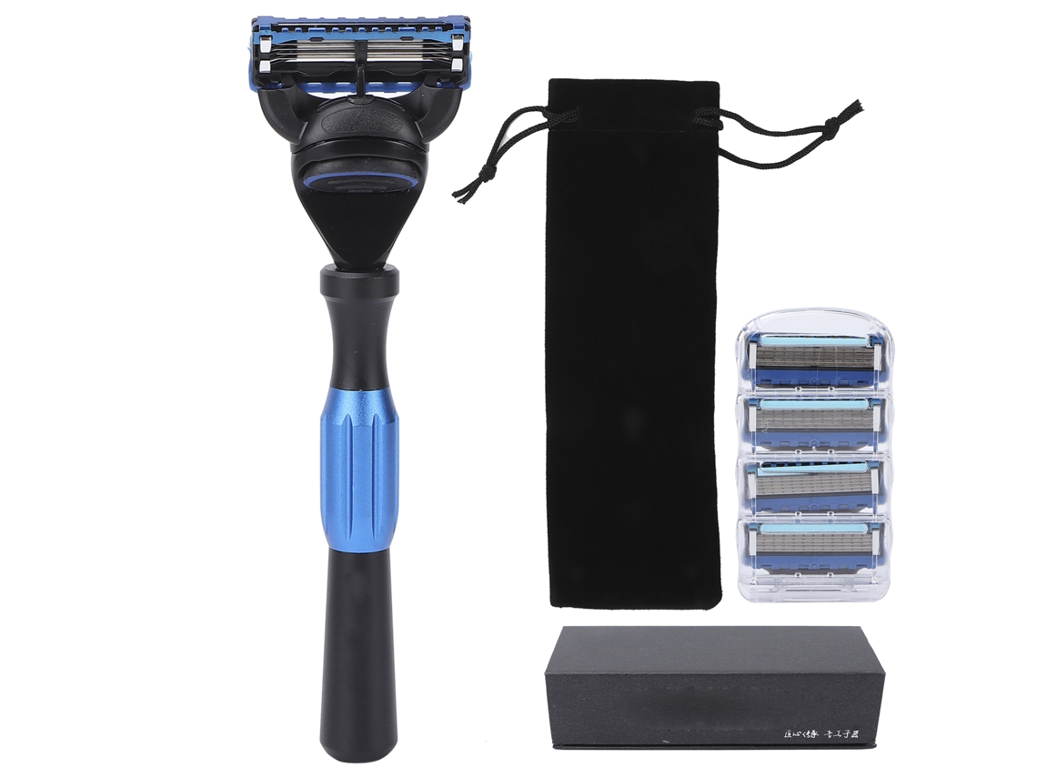 Afeitadora De 5 Hojas De Zinc Aleación, Cuchilla Portátil, Regalo Para Hombres
