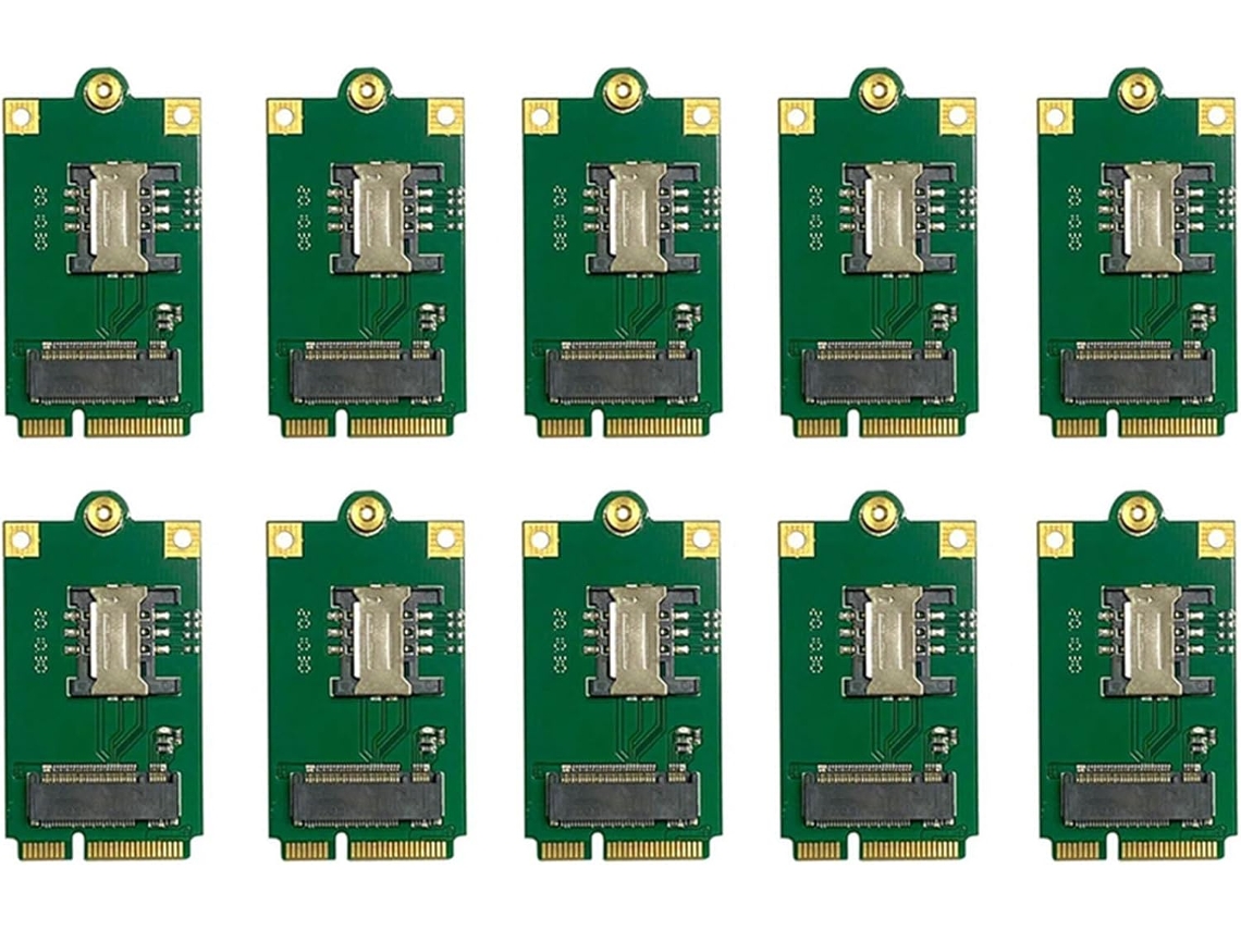 Adaptador De Tarjeta Mini Pcie Ngff M.2 A Pcie Ngff 10x 4g 5g Con Ranura Sim L860-dw5820e