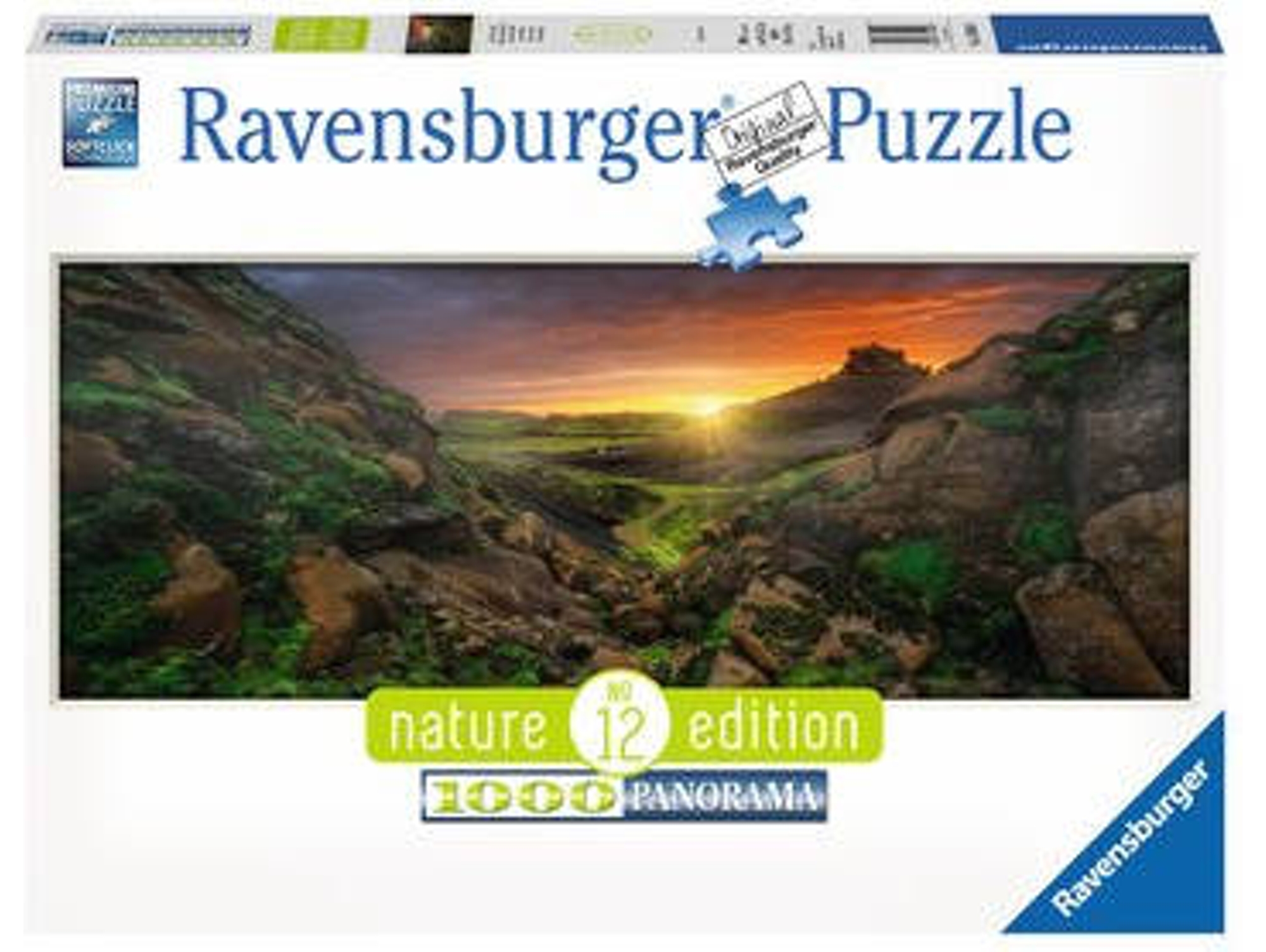 Puzzle RAVENSBURGUER Sole Sopra Lâ´Islanda (1000 Piezas)