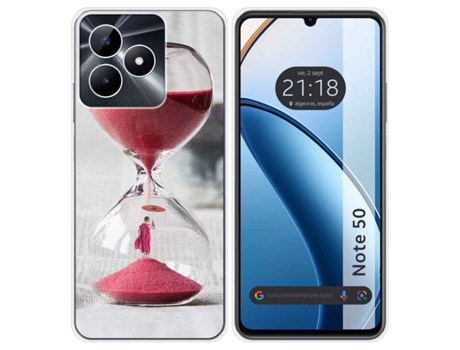 Funda Diseño Reloj para Realme Note 50 TUMUNDOSMARTPHONE Silicona Multicolor