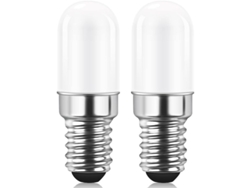 Bombilla Led E14 Para Frigorífico, 2w (equivalente A 15w), Blanco Cálido 3000k, Paquete De 2