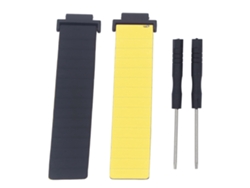 Pulsera Magnética De Silicona Ajustable Para Garmin Forerunner 220/230/630, Color Negro Y Amarillo.