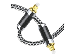 Cable De Audio Óptico De 2 M, Fibra Óptica Macho A Macho, Para Reemplazo De Amplificador.