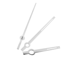 Reloj luminoso para hombre con manecillas ajustables para movimiento 3135 plateado