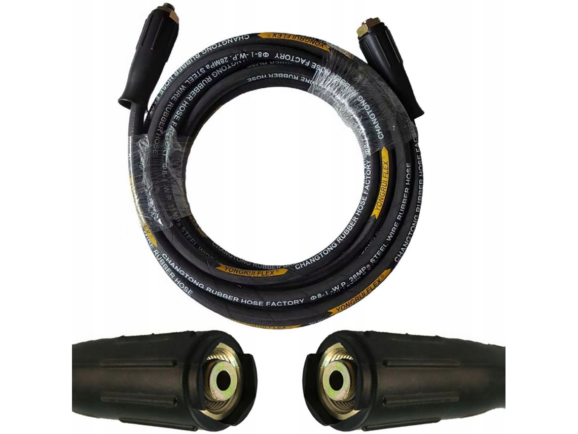 Manguera de alta precisión de 10 m – Malla Acero | M22 x M22 | Compatible con Karcher Hd HDs