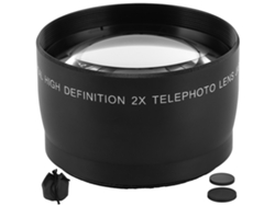 Lente Teleobjetivo 2x Para Câmera, Teleconversor, Lente Auxiliar De Aumento