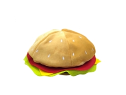 Sombrero divertido de hamburguesa, comida rápida, pizza, suministros para fiestas, sombrero loco y tonto