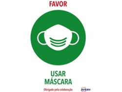 ETQ AVERY COVID A4 - USAR MÁSCARA
