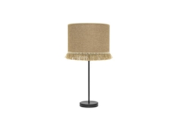 Lámpara de mesa Alto Sibila 1xe27 Negro/arena 62x30x30 cm Fabrilamp