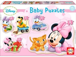 Puzzle Baby EDUCA BORRAS Minnie (5 Piezas)