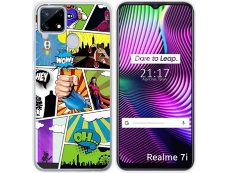 Carcasa Realme 7i / Narzo 30A TUMUNDOSMARTPHONE Comic Multicolor