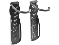 Soporte De Pared Para Bicicleta 2 Piezas Acero Negro 50mm 25kg Incluye Tornillos Y Puntillas