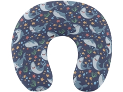 Almohada Viaje Forma Espuma Viscoelástica Viscoelástica Fácil Relajación Cómodos Familia.brfácil Limpiar