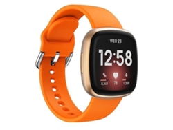 Correa de silicona naranja para Fitbit Versa 3 Chennnls