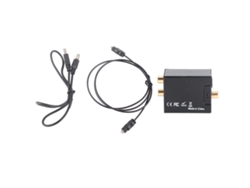 Convertidor De Audio Digital A Analógico Para Cables Coaxiales Y Ópticos Para Tv Y Ordenador.